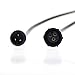 ALITOVE 5 Pairs 3 Pin 3 Core Male Female Plug LED Connector Waterproof IP65 with 20cm 22AWG 3X 0.3mm² Cable for 5V 12V WS2811 WS2812B WS2812 SK6812 SK6812-RGBW Pixel Halloween Christmas Light 14mm Nut