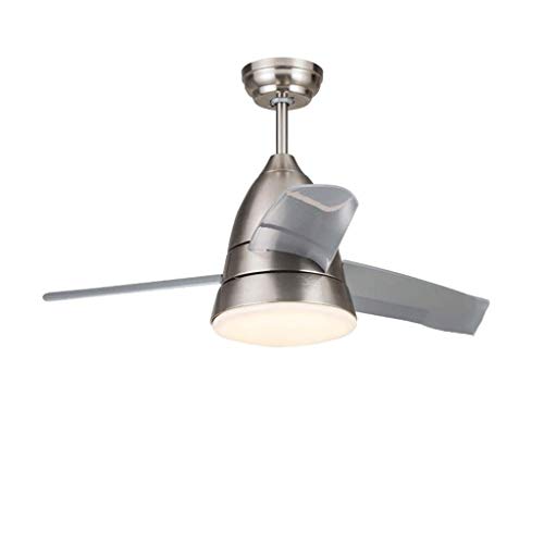 Lámpara colgante de jmwyh, lámpara colgante de techo ventilador de techo sala de estar de control de control de control de la sala de estar de control de la casa del hogar mute muidad araña de alta