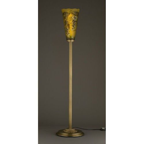 Amazon.co.jp : [アカネライティング] ガレ風ランプ 1灯フロアスタンド