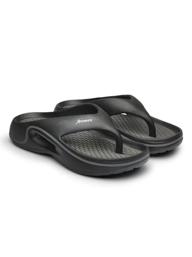 Image of ATHREE Slippers for Man Chappal Daily use Casual Slipper for Mens | Flip Flops for Men | Stylish Gents Sleeper Lightweight & Comfortable Pack of 1