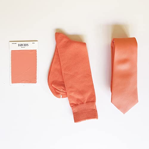 Spotlight Hosiery Groomsmen/Men's Solid Color Dress Socks & Neck Tie Set for Wedding Gift2
