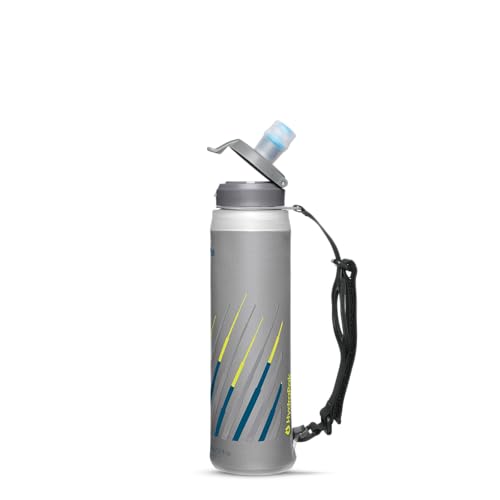 Image of HydraPak SkyFlask Speed - Collapsible Handheld Running Water Bottle (350ml, 500ml, 500ml Insulated) - Adjustable Strap, Lightweight, Spill-Proof Cap