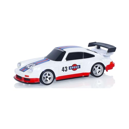 Image of 1 /43 High Speed 2.4 GHz Mini RC Drift Car with 4 Wheel Drive Motor ESC Servo Motor Lighting Battery Charging Cable Gyroscope Hobby Grade Model for Birthday Gift