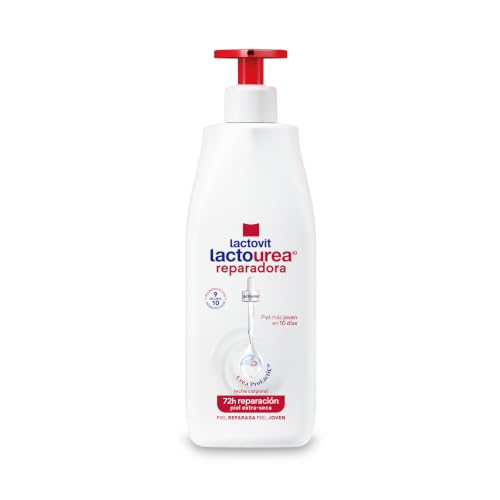 Lactovit - Leche Corporal Reparadora Lactourea con Protein Calcium, para Pieles Secas y Extra Secas - 400 ml