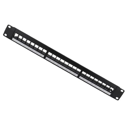 Patch panel Cat 6a de 19 pulgadas en estructura metálica de alta resistencia