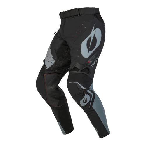 O'NEAL | NEU | Motocross-Hose | MX MTB Mountainbike Motorrad Enduro | Langlebige Materialien, Atmungsaktiven Denierstoffen | Prodigy Pants Five Two V.23 | Erwachsene | Schwarz Grau | Größe 34/50