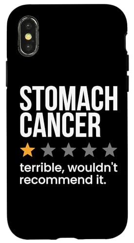 Cáncer de estómago Calificación de una estrella Conciencia sobre el cáncer gástrico Carcasa para iPhone X/XS