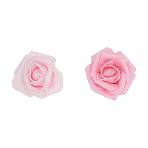 Image of Bright Creations Artificial Roses - Foam Rose Heads & Flowers for Crafts - Faux Roses for Wedding Cake Flowers - 2 Inch Mixed Pink, Pack of 200