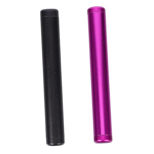 TOYANDONA 2piezas Tanque De Almacenamiento De Aleación De Hermético Para Viajes Portátil Para Almacenamiento Secreto Dormitorio Contenedor De Viaje Para Bolsillo o Bolso