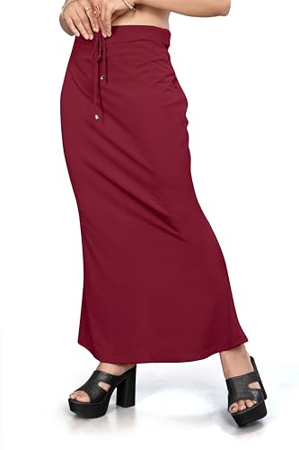 Image of Yashika Present Lycra Saree Shapewear Petticoat for Women||Straight Fit Petticoat Saree Silhouette Shape Wear Dress for Saree|| AZ-YS-OG-SHAPER-P