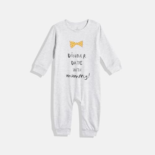 Image of Mothercare Girls Autumn Charm Printed Full Sleeve All-In-One Romper | Soft Cotton Jumpsuit Bodysuit for Baby & Toddler | (Pack of 2)