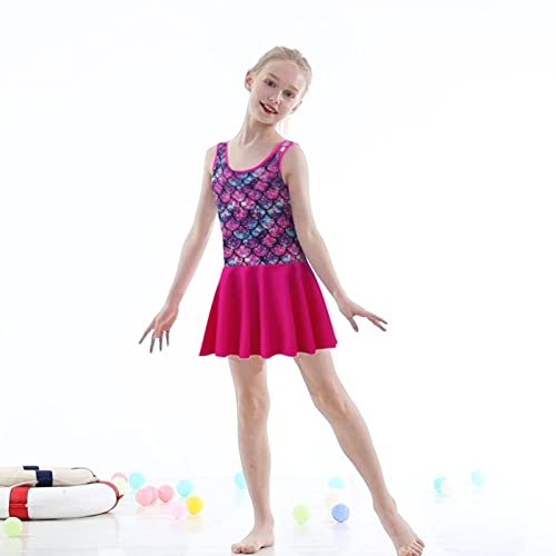 Girls One Piece Swimsuit UPF 50+ Summer Swimwear Beach Bathing Suit Sport Swimming Suits for Girls 5-10 Years2