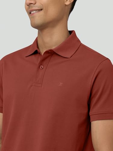 Image of XYXX Men's Nova 100% Combed Cotton Regular Fit Polo T-Shirt