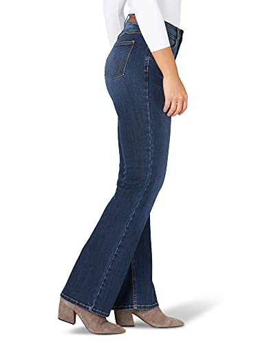 Wrangler Womens High Rise True Straight Fit Jeans, Stockton, 12 1 Us #TOP2