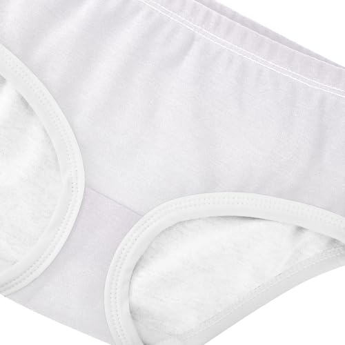 Joisal White Gradient Ombre Girl Panties Cute Girls Underwear Toddler Cotton Colorful Briefs Underpants 2t4