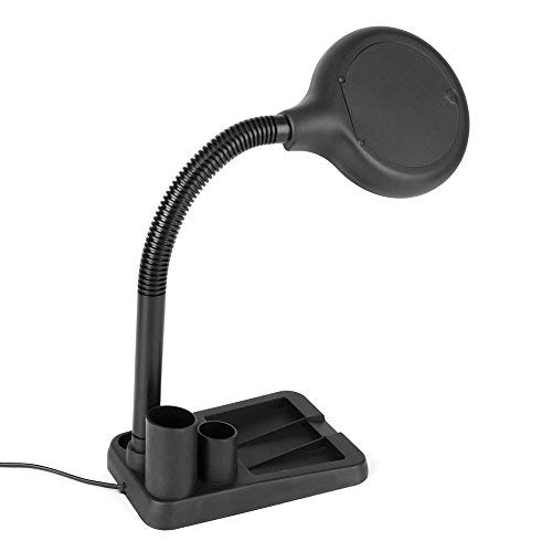 YUHINN Lupa Lámpara de Lupa con Cabeza giratoria de luz LED y Cuello Ajustable de Baja energía para Lectura de Trabajo de Costura de precisión Inspección