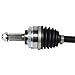 GSP NCV66501XD XD Series CV Axle Shaft Assembly for Extreme Weather Environments - Compatible with Select Subaru Baja, Forester, Impreza, Legacy, Outback; Left or Right Front