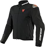 dainese indomita d-dry xt giacca tessile motociclistica nero/rosso 46