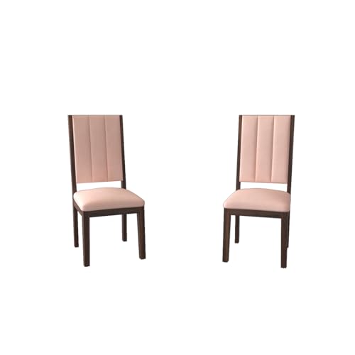 Image of DRIFTINGWOOD Atlantis Sheesham Wood Dining Table 6 Seater | Wooden Six Seater Dinning Table with Cushion Chairs | Dinner Table 6 Seater | Dining Room Sets | Self Assembly, Walnut Finish