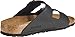 Birkenstock Unisex Arizona Sandal,Black Birko-Flor,37 N EU