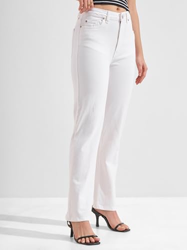 Image of Tokyo Talkies Pure Cotton Straight Wide Leg Cargo Pants |Relaxed Fit Utility Trousers