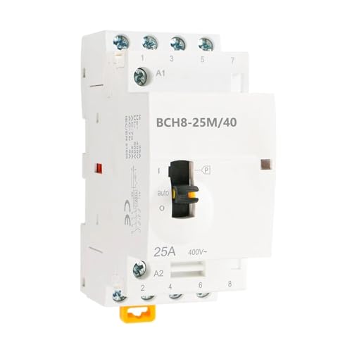 Contacteur domestique manuel 4 pôles 25 A BCH8-25M AC 110V 50/60 Hz