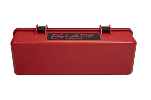 Bass Mafia Blade Coffin | Heavy-Duty Tackle Box For Jigs, Lures, Baits, Attractants, & Hooks | Waterproof Fishing Equipment Organizer | 14.8X5.5X4.5 #TOP7