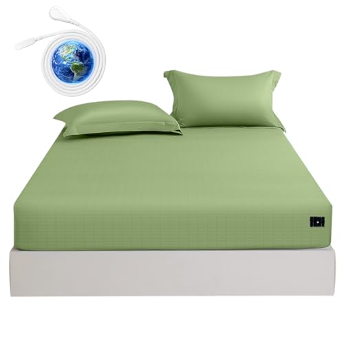 CHALTOUL Grounding Sheets Twin XL - Premium Cotton for Healthy Sleep Therapy...