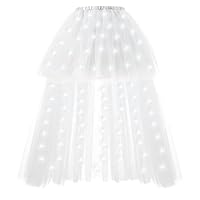 Hifot Falda Tutú para Mujer con Luz LED,Tutu Ballet Mujer Adulto