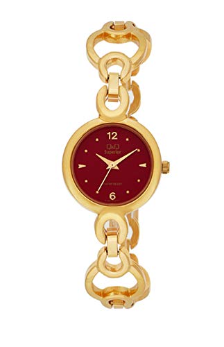 Q&Q Analog Maroon Dial Womens Watch-S369-002NY (B08LD5JX8H) Amazon Price History, Amazon Price Tracker
