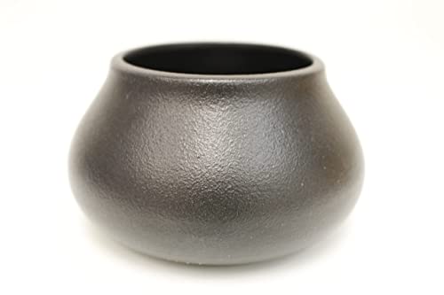 Usa Mj Table Traditional Japanese Style Sake Set With Warmer This Pottery Sake Set Come Set Includeing 1Pc Candle Stove, 1Pc Warming Mug,1Pc Sake Pot And 4Pcs Sake Bowls Light Green & Dark Black #TOP5