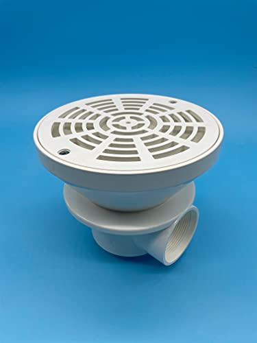 PI Sumidero Redondo de Piscina (21cm y Salida 2') | Sumidero Estándar Piscina | Accesorios Piscinas | PoolIberica