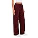 Sweatpants Women Wide Leg Sweat Pants Plus Size Fashion Clothing Baggy Joggers with Pockets Fall Clothes Winter Lounge Straight Leg Jogging High Waisted Travel Outfits Fleece Lined Athletic Wine