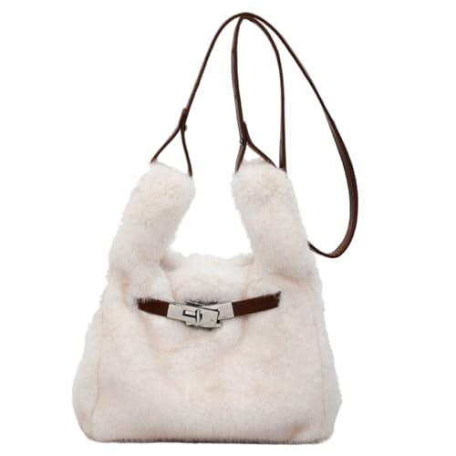 Sac à main en fausse fourrure pour femme grande capacité et léger