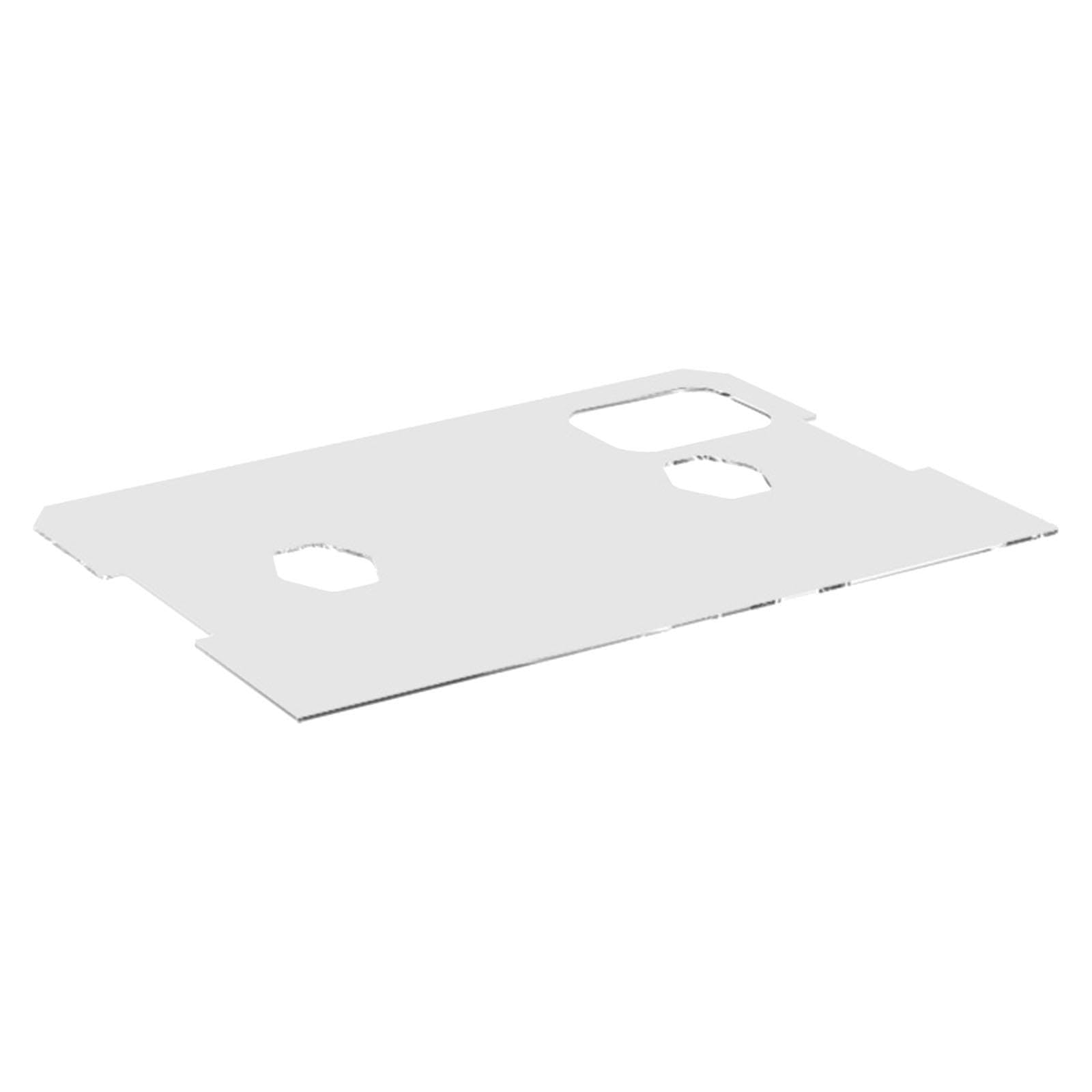perfk Tank Cover Tank Lid Easy Installation Acrylic Aquarium Cover with Feeding Holes, 370x200x4mm