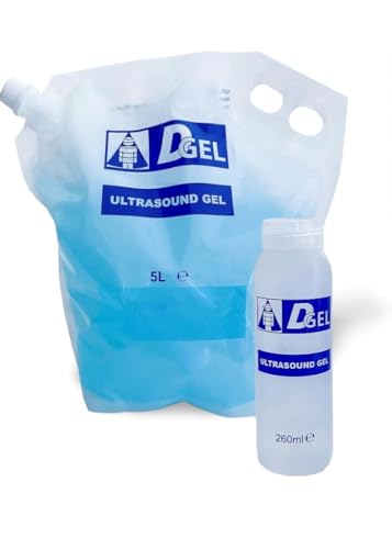 DGel® GEL CONDUCTOR ULTRASONIDO 5 LITROS - AZUL - ECOGRAFIA - Vaciado completo, sin residuos MADE IN ITALY [UG5000A2]