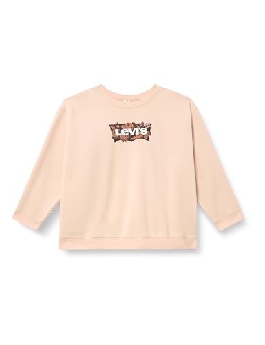 Lavabile in lavatrice Levi\'s Felpa da Donna PL Gr Everyday Crew, Lse_Rose Fill Plus P, XL Große Größen, Lse_Rose Fill Plus P, X-Large di più