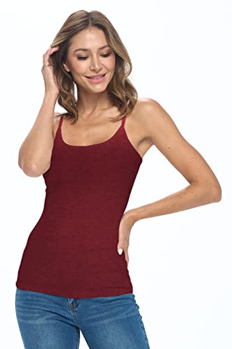 Image of Natural Uniforms Women's Camisole Tank Top-Breathable Cotton Stretch