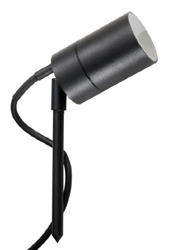 Wattlite High Quality Exterior IP65 Adjustable Garden Spike Light, Black Finish, Requires GU10 Lightbulb up to 50W