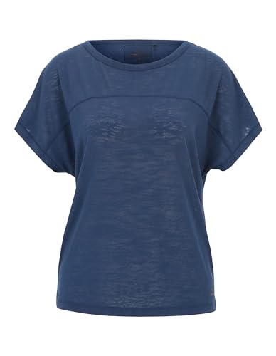 Venice Beach Sport-T-Shirt für Damen mit kleinen seitlichen Schlitzen und Rundhalsausschnitt Kayla M, Dark Navy