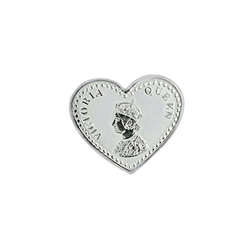 Veer Jewels999 Purity Silver Coin Heart Queen 10 Gm