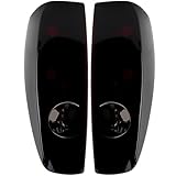 MiKaFex Tail Lights Compatible with Chevrolet Chevy Colorado GMC Canyon 2004-2012 Rear Brake Lamps Smoke Red Lens without Halogen Bulb Replace# GM2800164 19417444 20825943