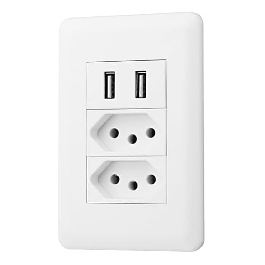 Tomada De Parede Dupla Com 2 Entradas Usb Bivolt Switch Inteligente Turbo