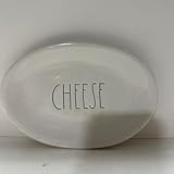 Rae -CHEESE Ceramic Oval Platter for Charcuterie & Appetizers Party Hosting FARMHOUSE KITCHENWARE- Dunn by Magenta