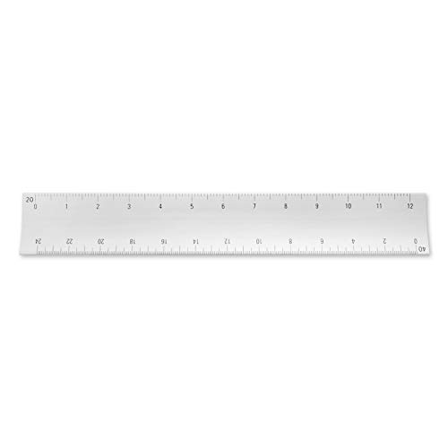 Image of Alumicolor 6-inch Aluminum Engineer Hollow Scale for School, Office, Art and Drafting, 6IN, Silver