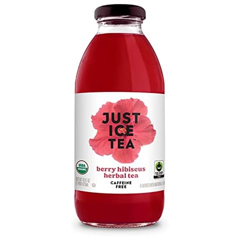 Just Ice Tea Organic Berry Hibiscus Herbal Tea, 16 FZ Cover