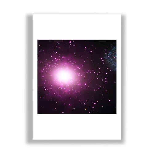 Impresión Hubble Telescope Messier 60, lámina semibrillante de Spiffing Prints, regalo astronómico