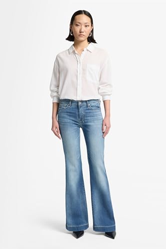 7 For All Mankind Women's Luxe Vintage Dojo Wide Leg Trouser Jeans2