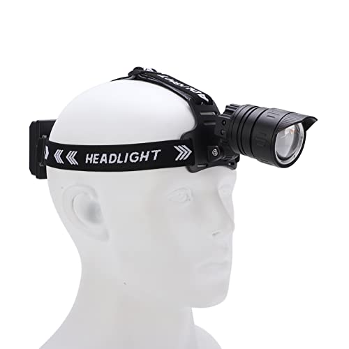 Luz frontal recargable para camping con lámpara ajustable contra la oscuridad 3