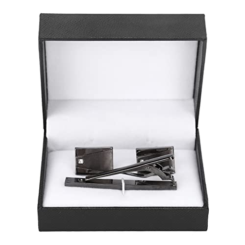 Manchetknopen Tie Clip Set voor mannen, 2 Crystal Manchetknopen 1 Tie Clip, Roestvrij staal Metalen Plating Manchetknopen Tie Clip Set, voor Business Style Kleding